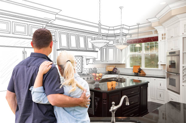 Custom kitchen cabinets installed in a Willingboro home
